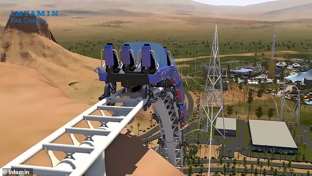 The world’s fastest and highest rollercoaster… that goes off a CLIFF: Saudi Arabia’s ‘Falcon’s Flight’ promises a speed of 156mph, with a stomach-churning 640ft drop