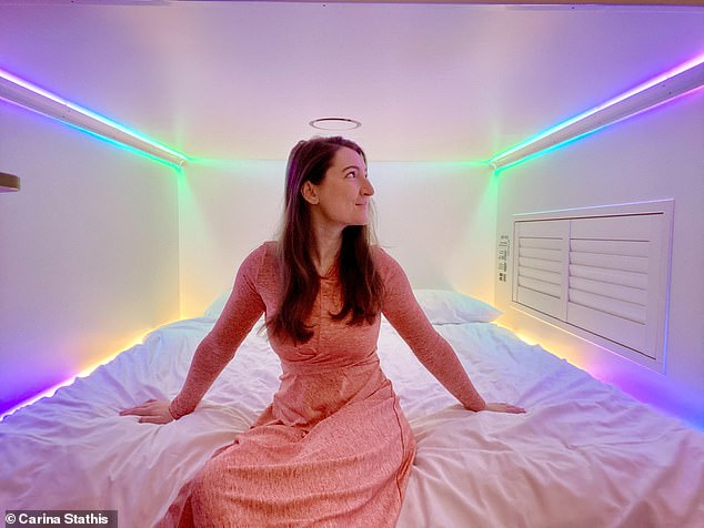 Would you stay in a POD? Inside the amazing Copenhagen hotel that offers guests Tetris-style L-shaped capsules to sleep in