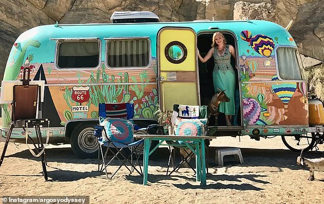 Couple travels to 25 states and more than 60,000 miles with their PET GOAT named Frankie in an Airstream