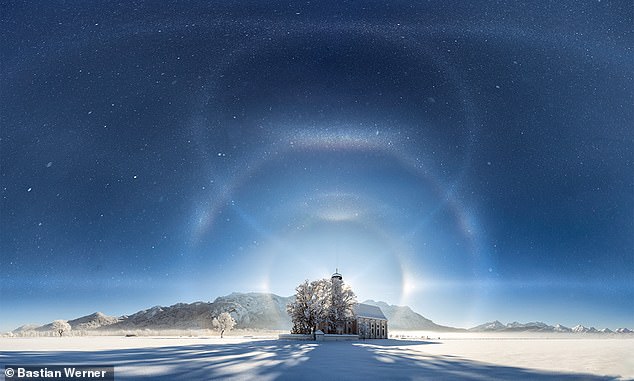 Elsa, is that you? NASA shares a stunning photo of an ‘ice halo’ around the sun – and it looks just like a scene from Frozen