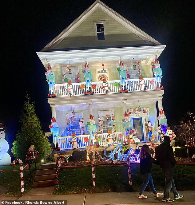 Inside Christmas Town in North Carolina, complete with 500,000 lights and a yule log parade – after a men’s club started the festive traditions 67 years ago