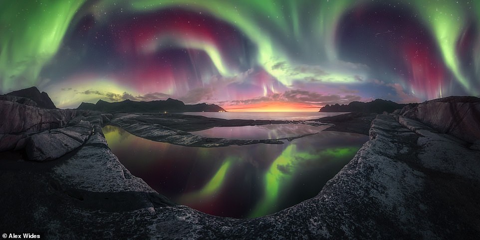 Let there be light! The top 25 aurora photographs of 2023, from spellbinding pink pillars in WALES to an astonishing display in the USA’s Death Valley
