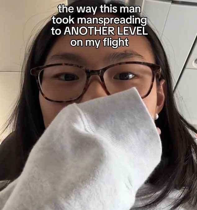Plane passenger SLAMS male traveler for ‘taking manspreading to a new level’ by extending his legs across the AISLE of their aircraft