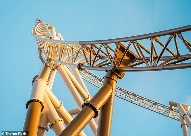 The UK’s ‘tallest and fastest roller coaster’ is unveiled in spellbinding POV video: ‘Hyperia’ in Thorpe Park will reach a height of 236ft and travel at 80mph