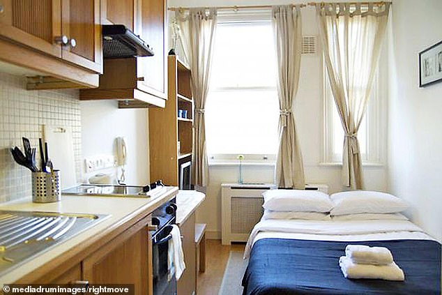 London studio flat so small that you can cook dinner while sat in bed goes on the market for £1,700 a month – have YOU spotted worse rental conditions?