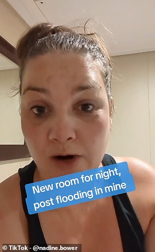 Passengers traveling on NINE-MONTH Serenade of the Seas cruise reveal horrifying footage of the ship FLOODING after it was hit by a 60mph storm just 12 days in
