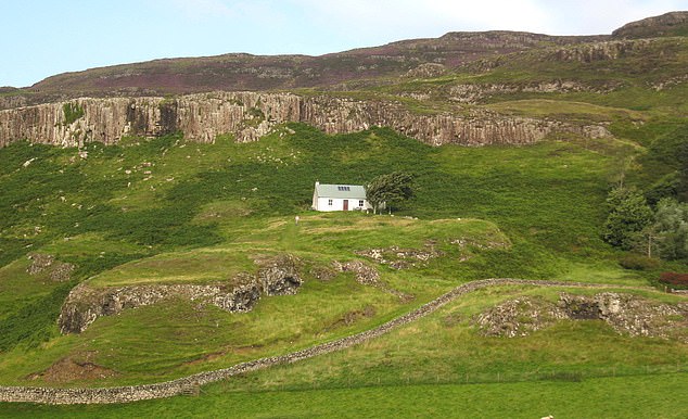 The perfect place to stay if you REALLY want to get away from it all: Inside a cosy bunkhouse on the remote Scottish island of Canna (population – 20)