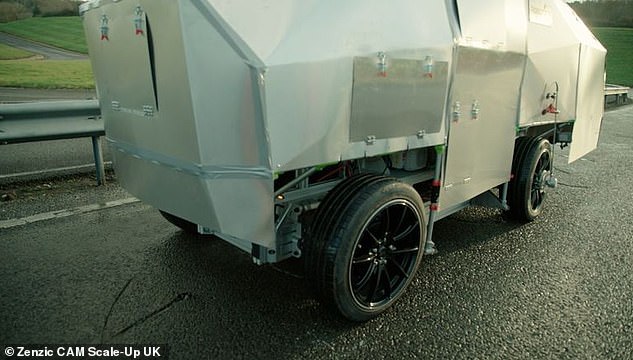 World’s first pothole ROBOT hits the roads in Hertfordshire: Futuristic bot uses AI to detect depressions and automatically fills them up – and can make repairs 70% faster than humans