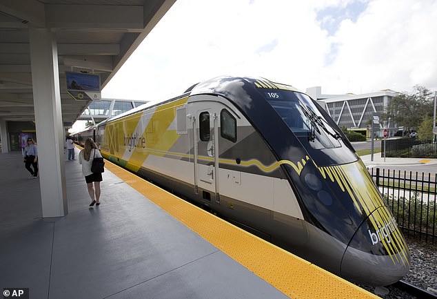 High-speed train that will hurtle from Los Angeles to Las Vegas at 186mph gets the green light for $2.5billion funding boost