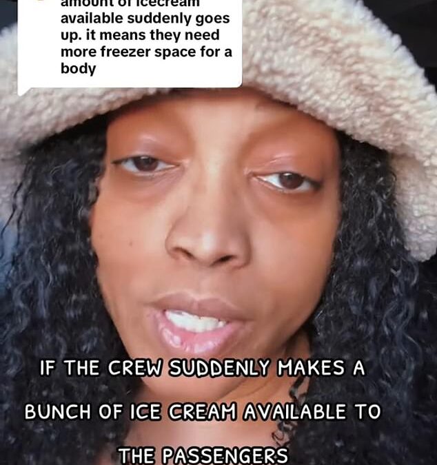 Singer who used to live on a cruise ship reveals the VERY morbid reason why crew members throw ‘free ice cream parties’ for passengers