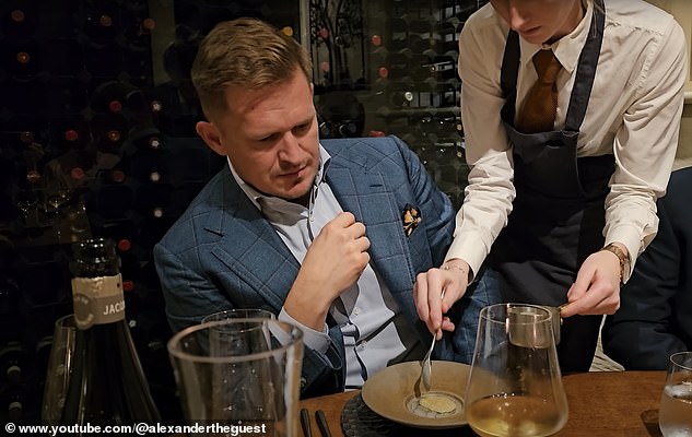 Food-lover who’s eaten at 70 three-Michelin-star restaurants declares Cumbrian eaterie L’Enclume ‘the best in the UK’ – here’s his spellbinding footage of a £1,154-per-head meal there…