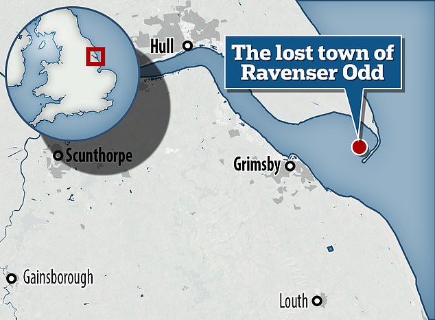 Hunt for Britain’s hidden ‘Atlantis’… off the coast of Hull! Ancient island settlement of Ravenser Odd was swallowed by the North Sea nearly 700 years ago