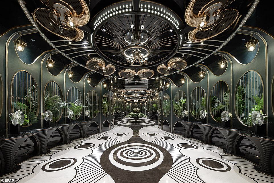 Pictured: The jaw-dropping public bathroom so beautiful it has become a tourist attraction. What do YOU think?