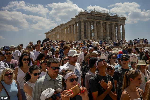 Fancy a tour of the Acropolis? That will be £4,300 please! Fury as Greece plans to bring in ‘elitist’ tour prices as the famous site is swamped by 22,000 tourists a day