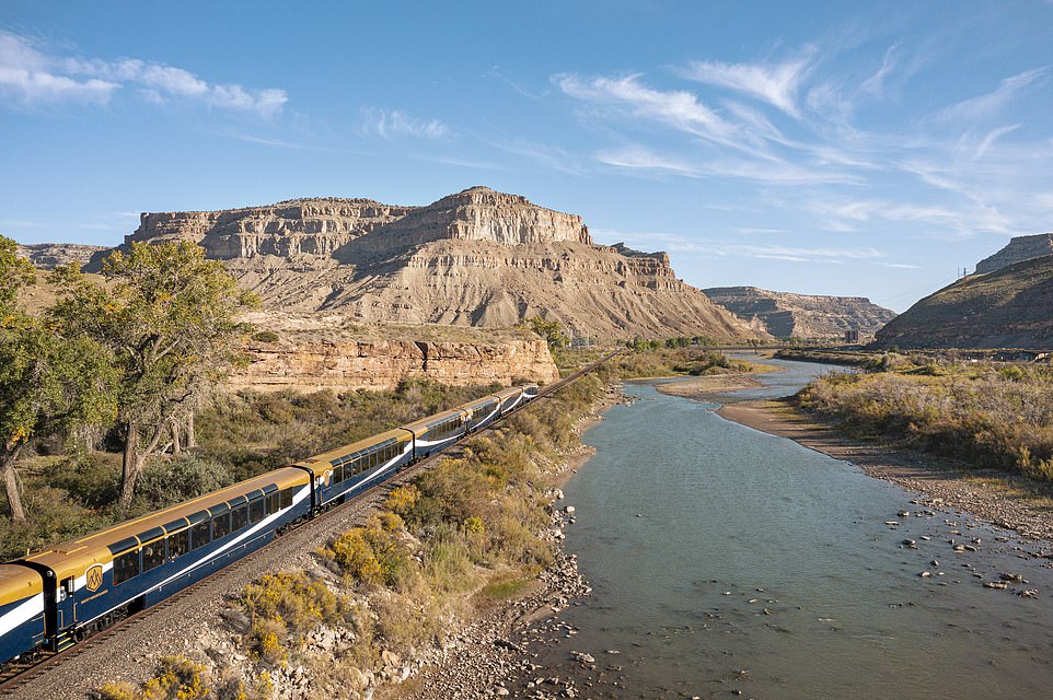 Free-flowing drinks and majestic views of the American Rockies: Is this the most spectacular train ride in the world?