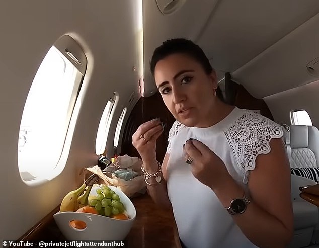 Private jet flight attendant lifts the lid on how the ‘other half’ REALLY live as she opens up about her life in the skies catering to the ultra-wealthy