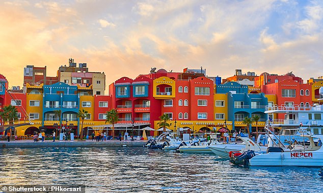 RICHARD EDEN: Our beach break in Egypt was cheap compared to the Med with apartments under £100 per night and family meals costing just £30