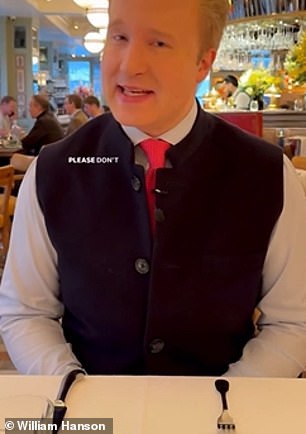 You’ve been sitting in a restaurant chair all wrong! Etiquette expert William Hanson reveals how to sit correctly and avoid ‘dinosaur hands’