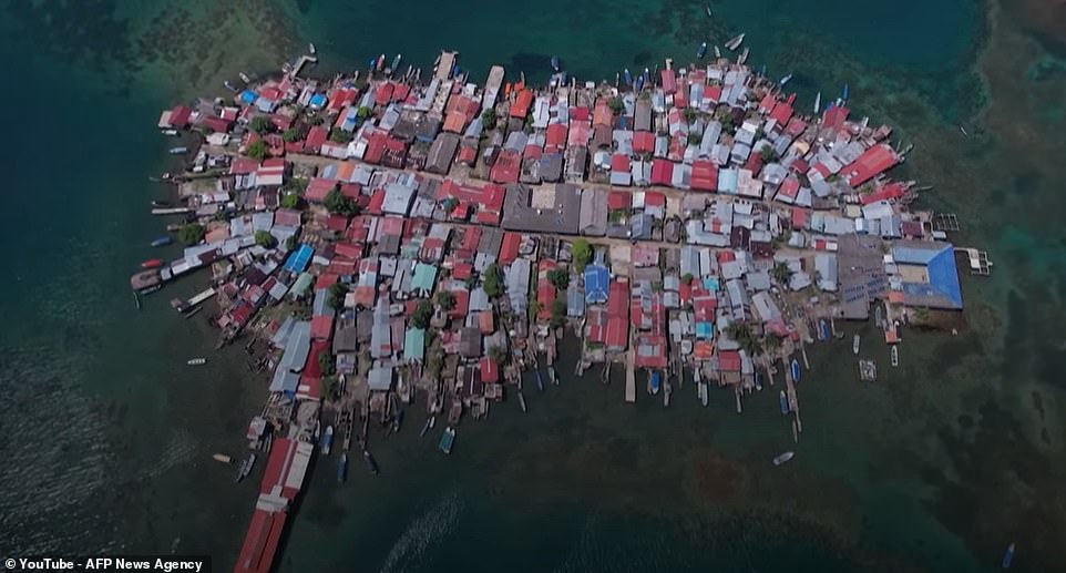 Inside the VERY overcrowded Caribbean island which is home to more than 2,000 people but has NO sanitation system or electricity