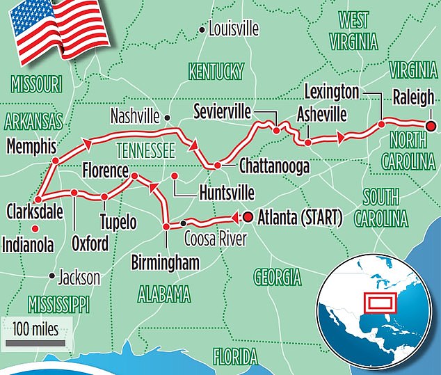 Is this the ultimate U.S road trip? BBQs, blues and blissful views are the key ingredients of this epic 2,200-mile ride through America’s south