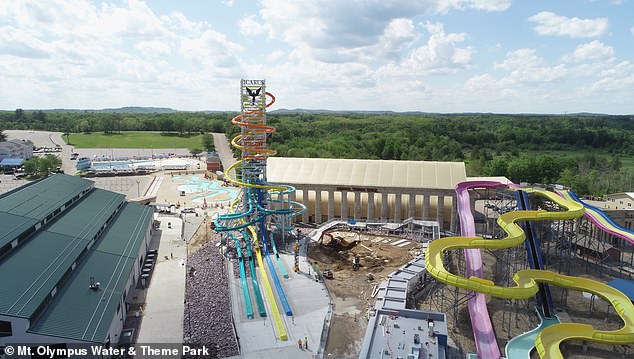 Tallest waterslide in America that measures a staggering 145ft is opening Memorial Day weekend – and it looks absolutely terrifying