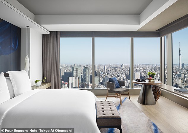 Inside Four Seasons Hotel Tokyo At Otemachi, with a Michelin-starred restaurant, one of the world’s best bars… and stunning Mount Fuji views