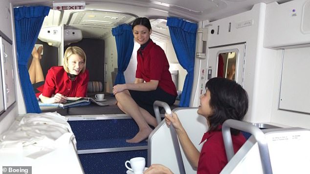 Inside the secret spaces on planes where passengers are banned