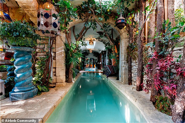 ‘Like something out of a dream’: Inside the fairytale Airbnb in Provence with a pool that runs THROUGH it that is leaving guests gobsmacked
