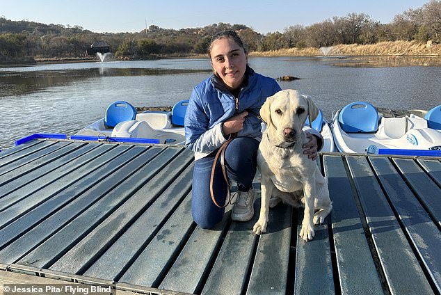 ‘My buddy hums the Jaws theme tune to signal there’s a shark nearby’: Meet the scuba diver who explores tropical waters – despite being BLIND