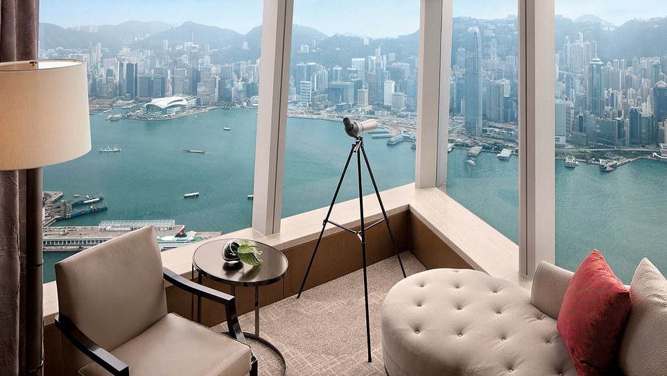 My night in the clouds at the Ritz-Carlton Hong Kong – it’s the highest hotel in the world and offers breathtaking views from a height of 1,600ft