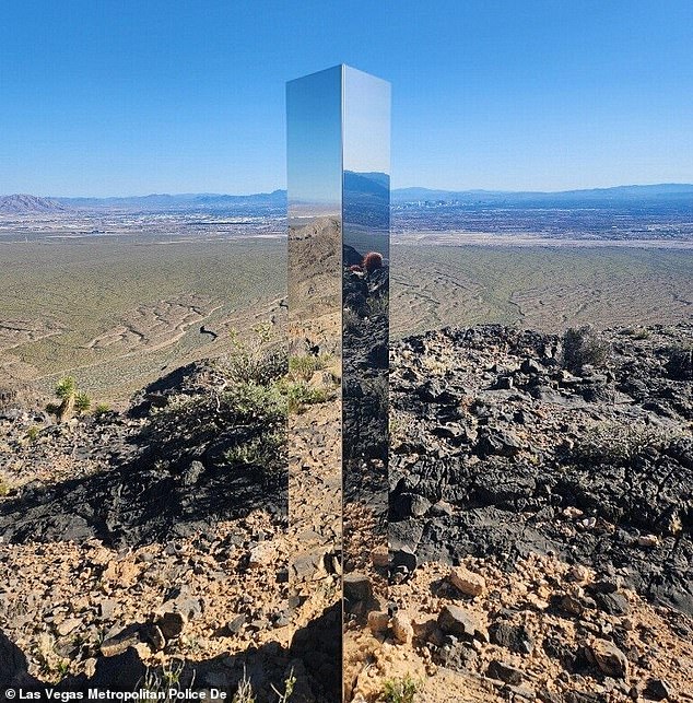 Mysterious monolith appears on hiking trail near Las Vegas – sparking wild speculation about where it came from