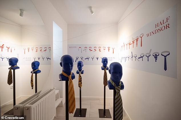 Croatia opens bizarre new museum dedicated to neckties – with displays that include bulletproof cravats and instructions on how to tie the most popular knots