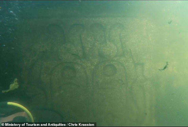 Divers find long lost carvings of Tutankhamun’s grandfather and other Egyptian pharaohs at bottom of Nile River