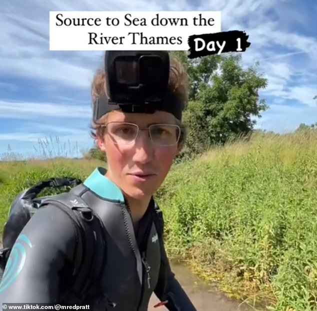 I walked, swam and kayaked over 200 miles down the River Thames – from its marshy source to the sea