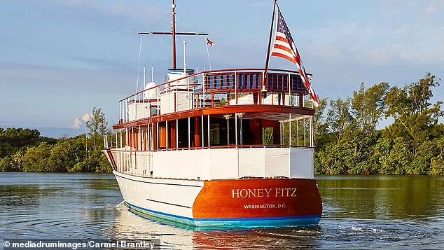 Inside JFK’s lavish presidential yacht that was also used by Richard Nixon and Harry Truman – as renovated vessel can now be rented for three hours at $20k