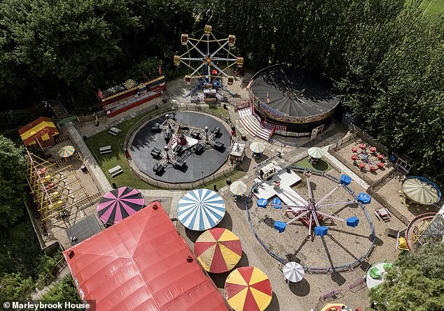Is this the UK’s most unique wedding destination? Couples can prepare for the roller coaster of marriage by getting hitched at a countryside retreat with a huge private fairground