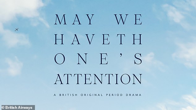 May we haveth one’s attention? British Airways releases hilarious new ‘period-drama’ safety video made by Bridget Jones director Sharon Maguire – and hailed as a ‘work of art’