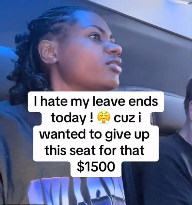 Plane passenger leaves the internet stunned after REFUSING airline’s offer of $1,500 in cash to give up her seat on a full flight – but would you accept?