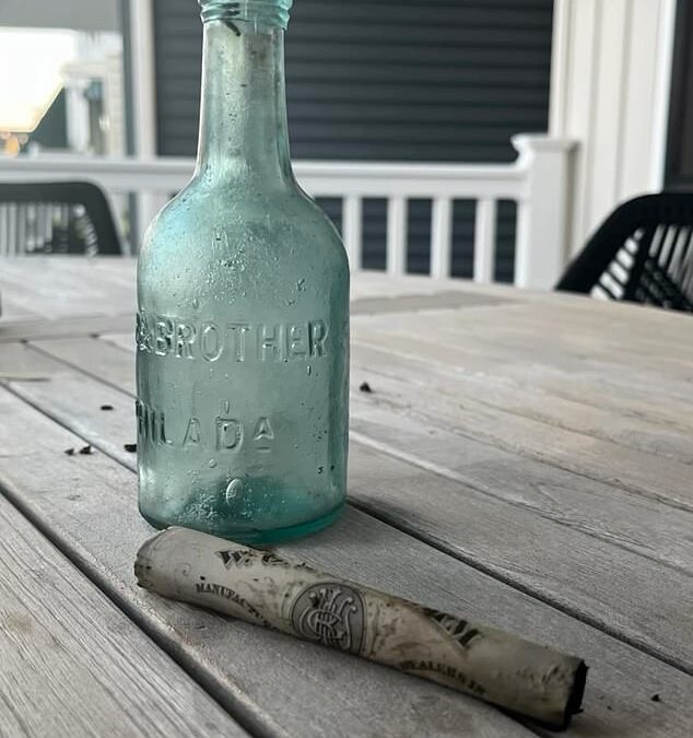 Woman discovers world’s oldest message in a bottle from 1876 while walking along Jersey Shore – complete with fascinating handwritten message
