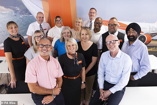 Fancy spreading your wings? EasyJet planning to hire an army of over-50s to join its cabin crew – as research reveals middle-aged people crave a new challenge