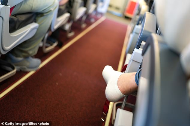 Plane passenger reignites etiquette debate about wearing shoes and socks on flights