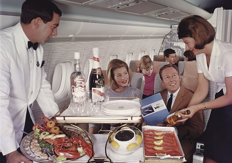 A taste of yesteryear travel: Pilot’s fascinating book charts a century of BA meals, from mutton soup in the 1940s to caviar on Concorde (and it includes recipes for recreating them)