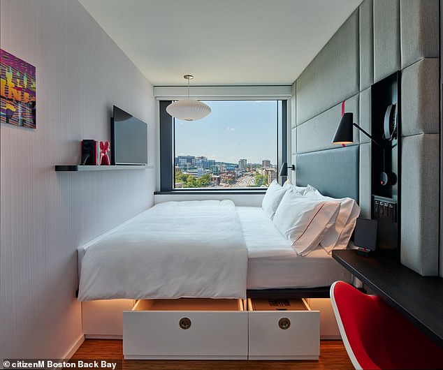 How European hotel chain citizenM is redefining ‘affordable luxury’- as it celebrates launch of 16th U.S. location in Boston