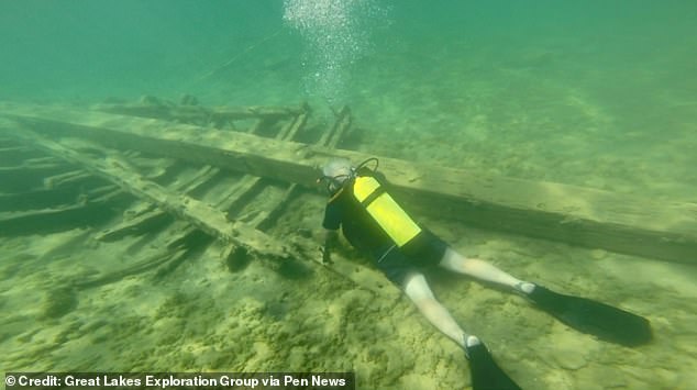 Michigan sleuth, 70, insists he has discovered ‘holy grail’ shipwreck from 1679…and claims petty officials won’t let him excavate it