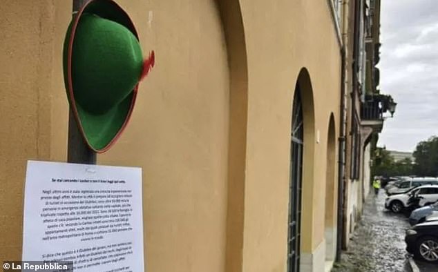 ‘Robin Hood’ anti-tourist protesters smash key safes off holiday properties in Italy as locals say they are being priced out of housing