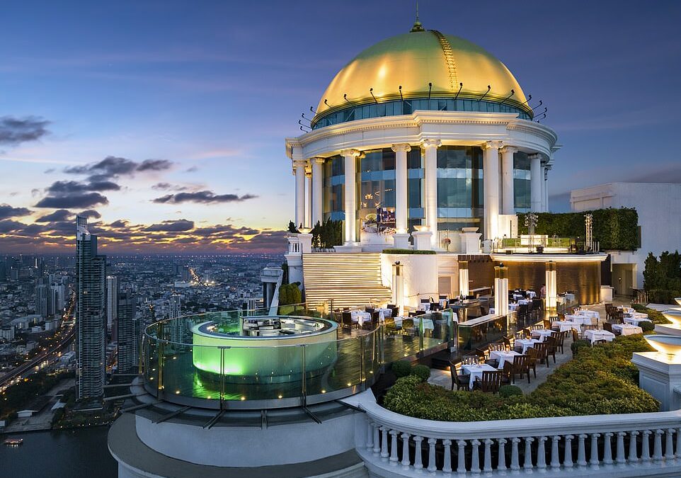 The height of fine dining! Inside one of the world’s highest open-air restaurants (which starred in The Hangover Part II)