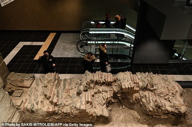 ‘An underground museum’: Inside Greece’s astonishing new £2.5billion driverless metro system that unearthed more than 300,000 treasures, many of which are on display in the stations