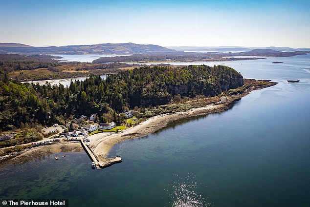 Inside Scotland’s ‘restaurant of the year’, which serves VERY fresh seafood – staff use kayaks to collect lobsters from the adjacent sea loch. And the view isn’t bad, either…