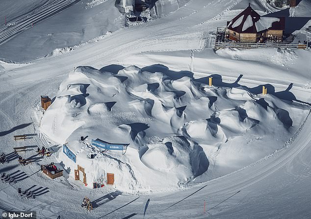 Now THAT’S chilling out: The incredible igloo hotels in the Alps… where even the BEDS are made from snow