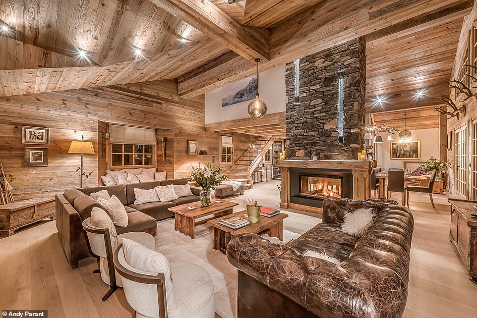 Pictured: Twenty-two of the world’s most luxurious ski chalets, from a remote lodge in Alaska that can only be reached by helicopter to a £47k-a-week property with a gold-leaf pool